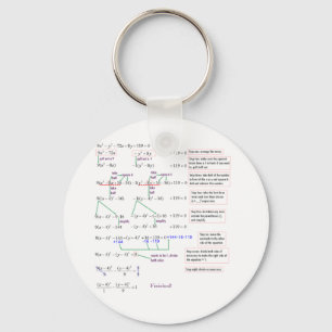 Mathe Schlüsselanhänger