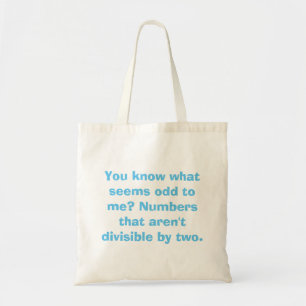 Mathe-sonderbare Taschen-Tasche Tragetasche