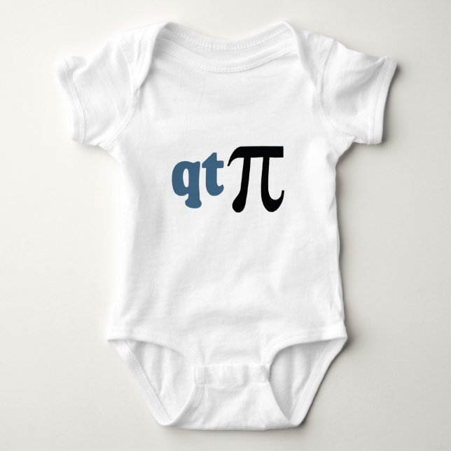 Mathe-Spaß - niedlicher T-Shirt-PU Baby Strampler (Vorderseite)
