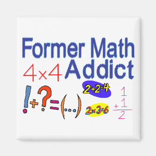 Mathe-Süchtiger Magnet