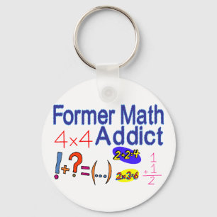 Mathe-Süchtiger Schlüsselanhänger