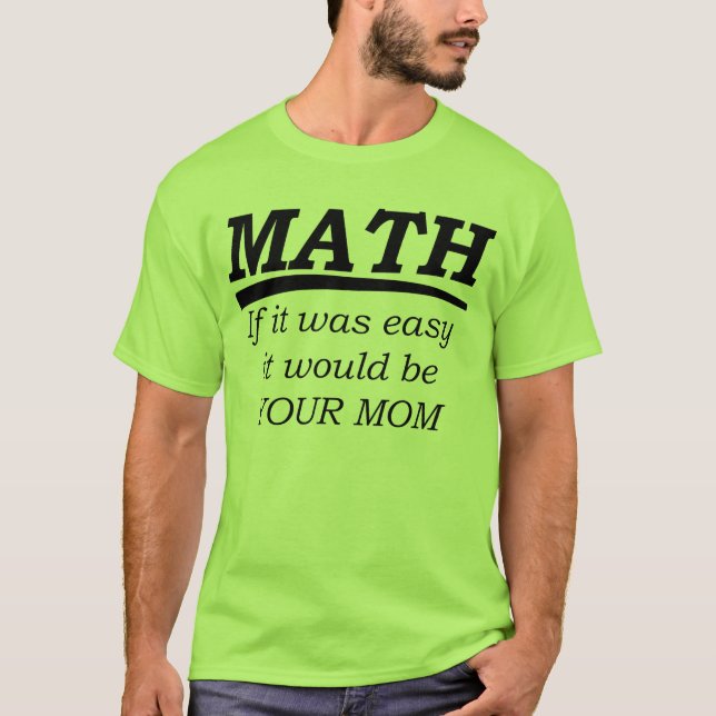 Mathe T-Shirt (Vorderseite)