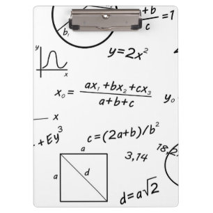Mathe-Tafel Klemmbrett