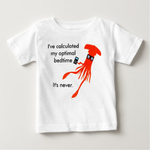 Mathe-Tintenfischbedtime-T - Shirt