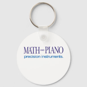 Mathe und Klavier _Feinmeßgeräte Schlüsselanhänger