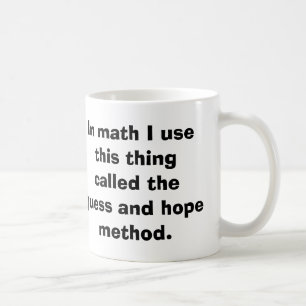 Mathe-Vermutungs-und Hoffnungs-Tasse Kaffeetasse