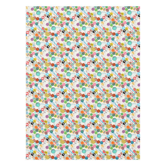 Mathe (weiß) tischdecke (Vorderseite)