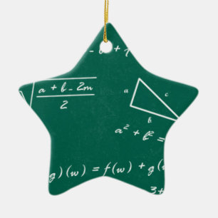 Mathelehrer Algebra-Geek Keramikornament