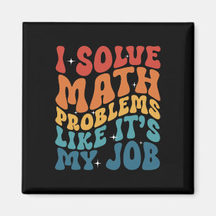 Mathelehrer Ich löse Matheprobleme, als wäre es me Magnet