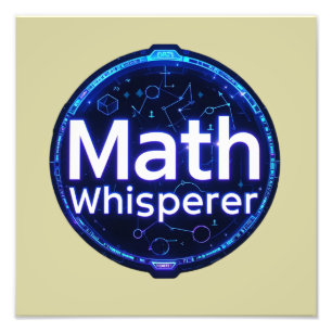 Mathelehrer Math Whisperer Fotodruck