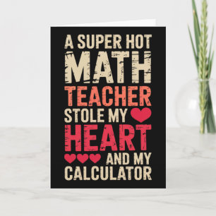 Mathelehrer Valentinstag Algebra Infinitesimalrech Karte