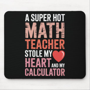 Mathelehrer Valentinstag Herzgleichung Algebra Mousepad