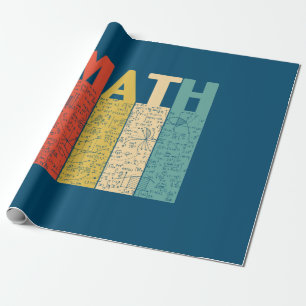 Mathelehrer Vintage-Mathematik-Definition Geschenkpapier