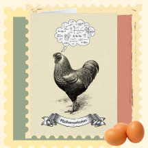 Mathemachicken Funny Math Chicken Carte de plaisan