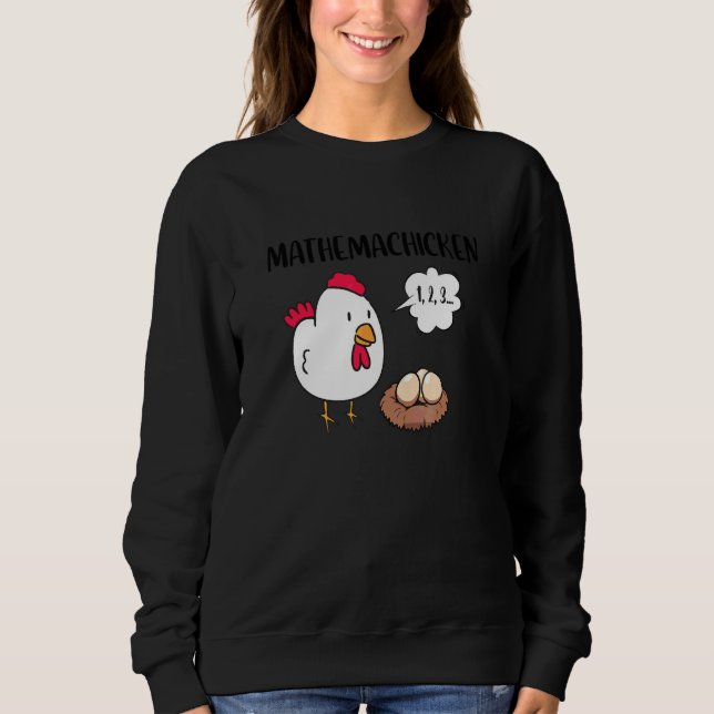 Mathemähchen Mathematik Mathelehrer Math Stud Sweatshirt (Vorderseite)