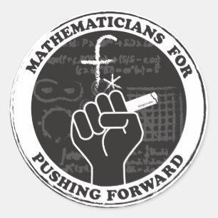 Mathématiciens pour pousser les autocollants