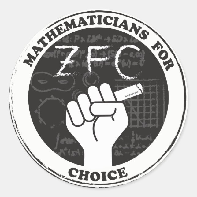 Mathématiciens pour Stickers Choice (Devant)
