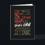 Mathematics Algebra Karte<br><div class="desc">This funny math teacher gift design is a fun birthday or graduation gift for the math teacher or math professor. Great gift idea,  birthday present for elementary school,  high school,  university.</div>