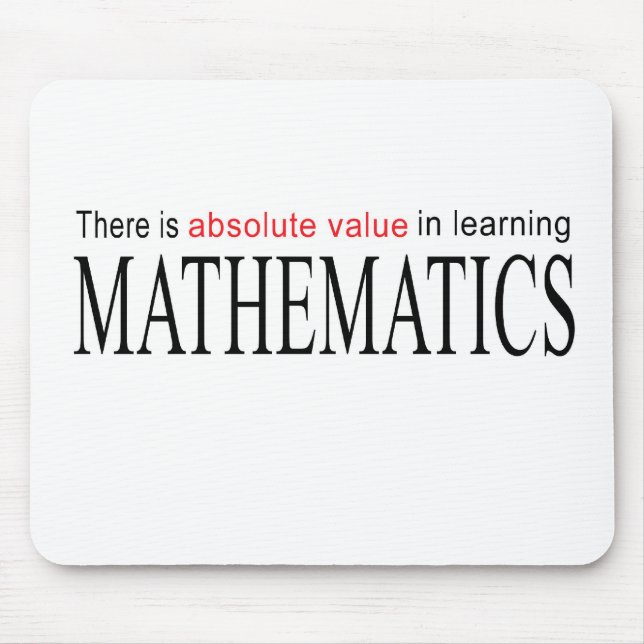 Mathematik _Absolutwert beim Lernen Mousepad (Vorne)