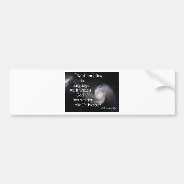 Mathematik Autoaufkleber (Vorne)