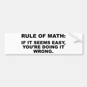 Mathematik Autoaufkleber
