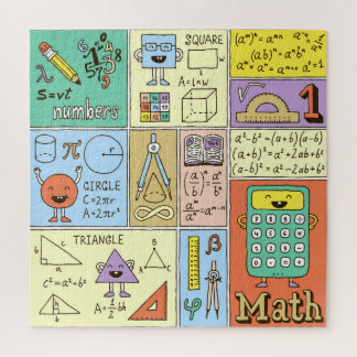 Mathematik, bunte Vintage Banner.