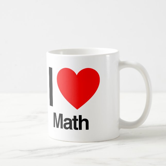 Mathematik der Liebe Kaffeetasse (Rechts)