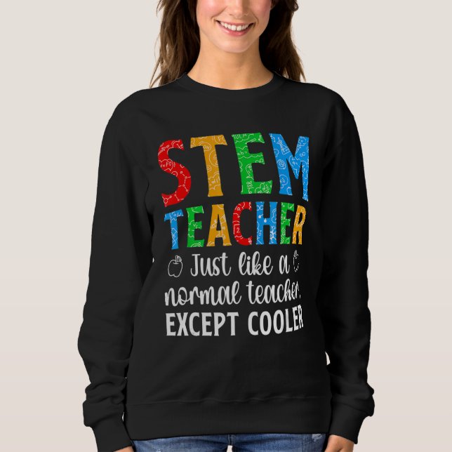 Mathematik des STEM Lehrers Science Technology Eng Sweatshirt (Vorderseite)