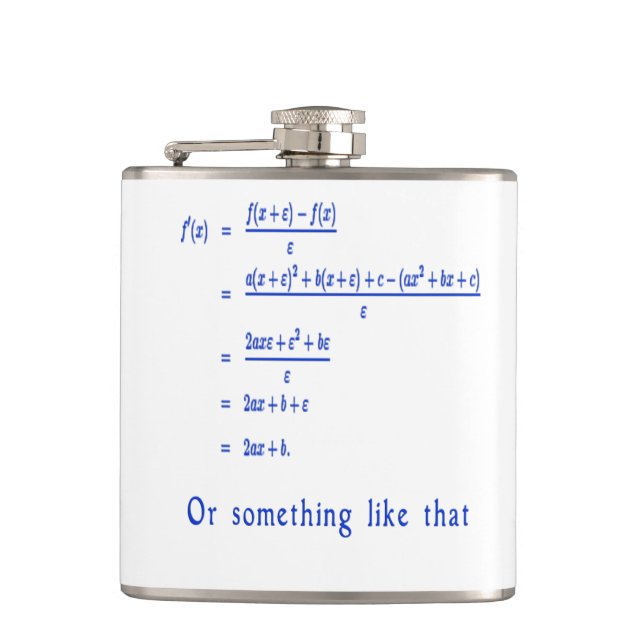 Mathematik Flachmann (Vorderseite)