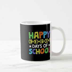 Mathematik Formel 100 Tage der Schule Funny Mathe  Kaffeetasse