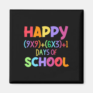 Mathematik Formel 100 Tage der Schule Funny Mathe  Magnet