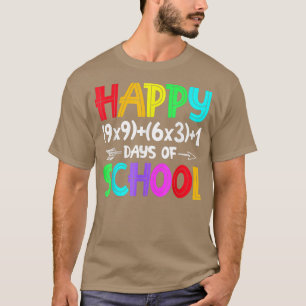 Mathematik Formel 100 Tage Mathematiklehrer 100 t T-Shirt