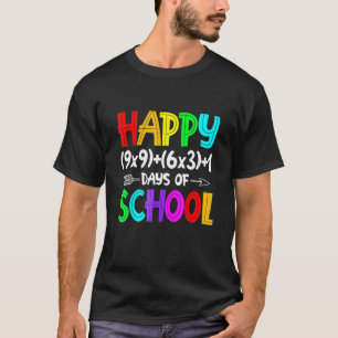 Mathematik Formel 100 Tage Shirt Mathematik Lehrer
