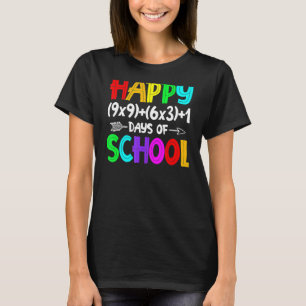 Mathematik Formel 100 Tage Shirt Mathematik Lehrer