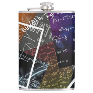 Mathematik Formel Vinyl Flask Flachmann