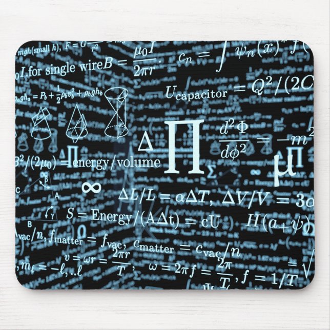 Mathematik Geometrie Algebra Mousepad (Vorne)