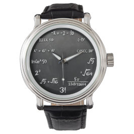 Mathematik-Gleichung auf mathematische Nerds achte Armbanduhr