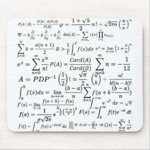 Mathematik-Gleichungen und Formeln Mousepad