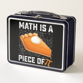 Mathematik ist ein Stück Pi-Day-Pie-Mathematik Metall Brotdose
