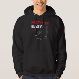 Mathematik ist einfach zu finden X hier ist es Geo Hoodie