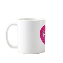 Mathematik ist hartnäckig pinkfarbene Tasse