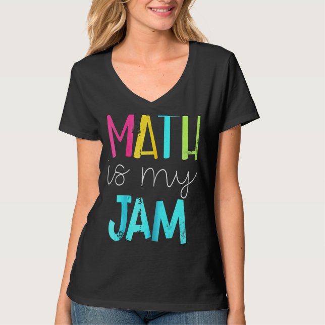 Mathematik ist meine Math Math Lehrer Team Math T-Shirt (Vorderseite)
