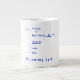 Mathematik Jumbo-Tasse