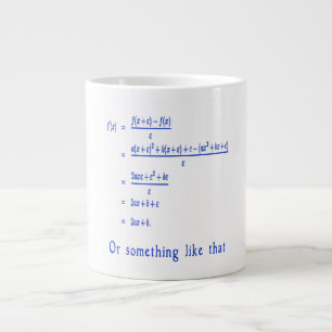 Mathematik Jumbo-Tasse