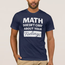 Mathematik kümmert sich nicht um das Shirt von Men