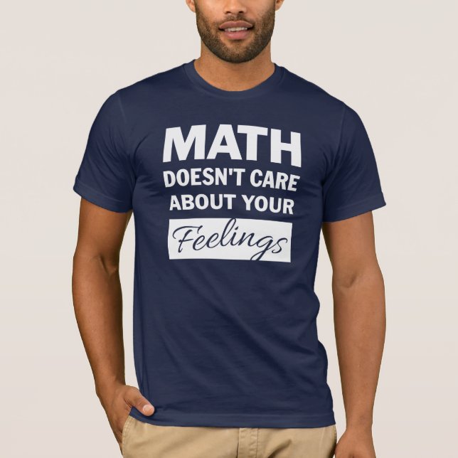 Mathematik kümmert sich nicht um das Shirt von Men (Vorderseite)