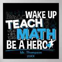 Mathematik Lehrer Wertschätzung - Lehre, sei ein H