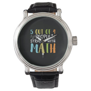Mathematik Lehrerkampf mit Mathematik Armbanduhr