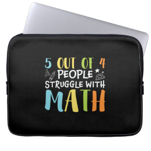Mathematik Lehrerkampf mit Mathematik Laptopschutzhülle