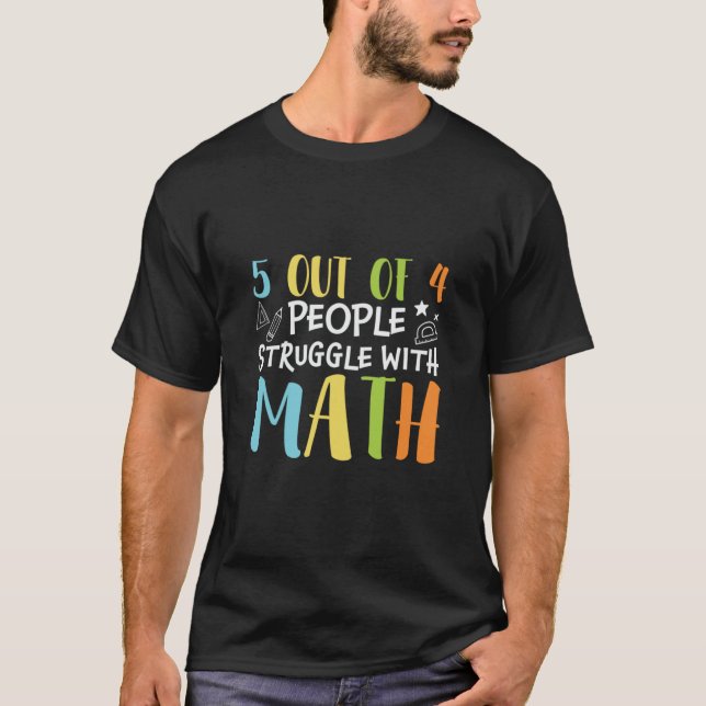 Mathematik Lehrerkampf mit Mathematik T-Shirt (Vorderseite)